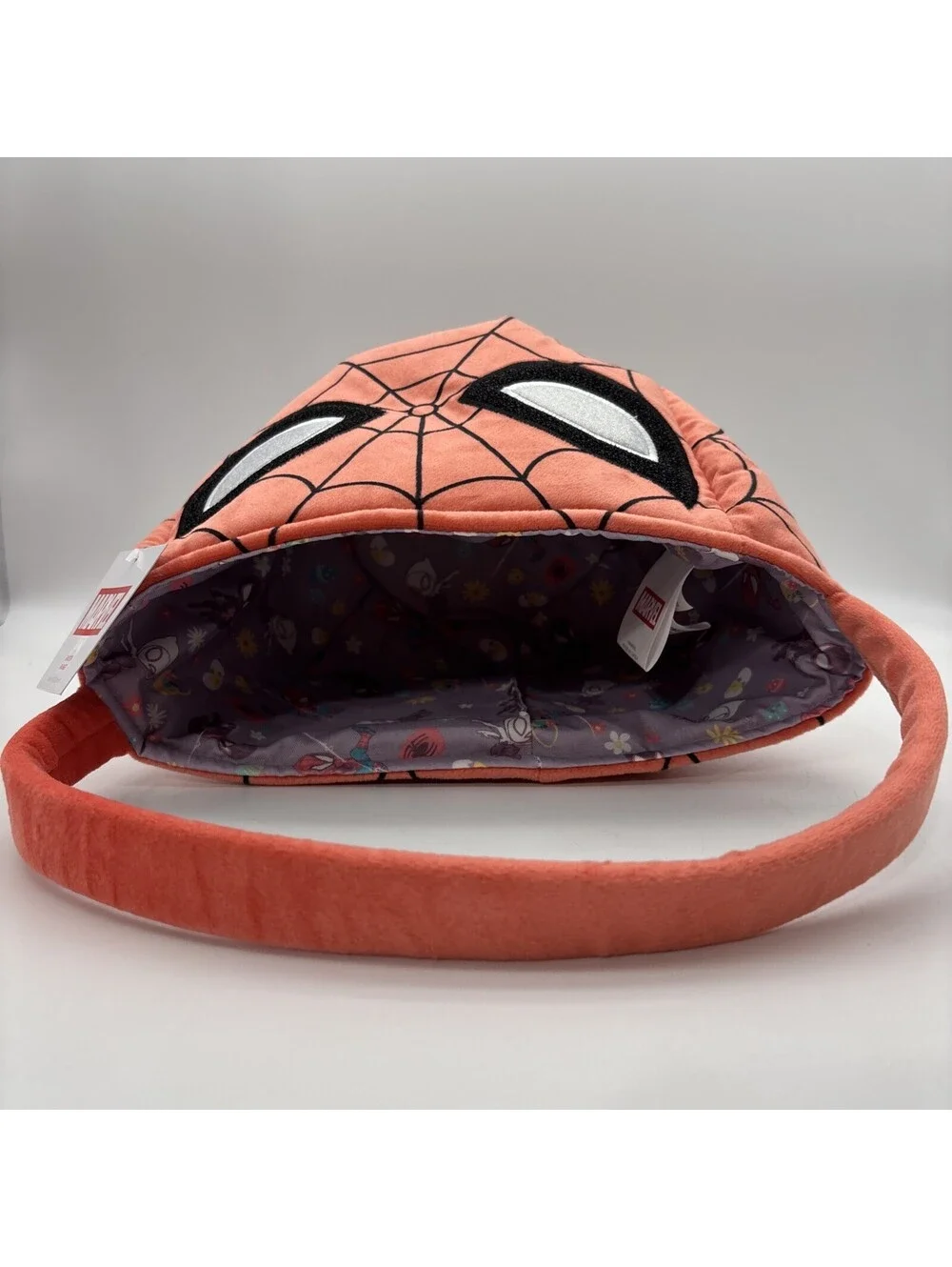 Girl’s Marvel Spiderman “Soft Plush”Easter Basket, Height 8”   NEW With Tag’s